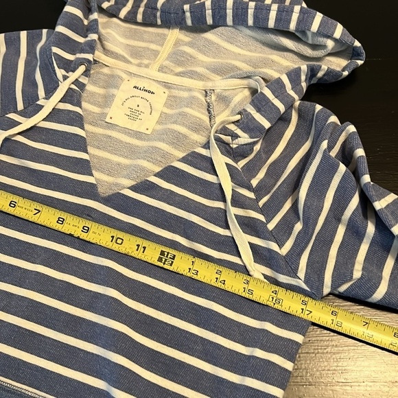 Anthropologie Allihop striped hoodie - Picture 4 of 5